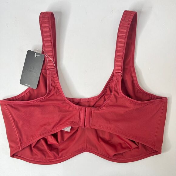 SYROKAN Women's Max Control Underwire Sports Bra High Impact Plus Size #423 - Picture 7 of 12